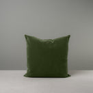 Large Square Kip Cushion in Intelligent Velvet, Juniper