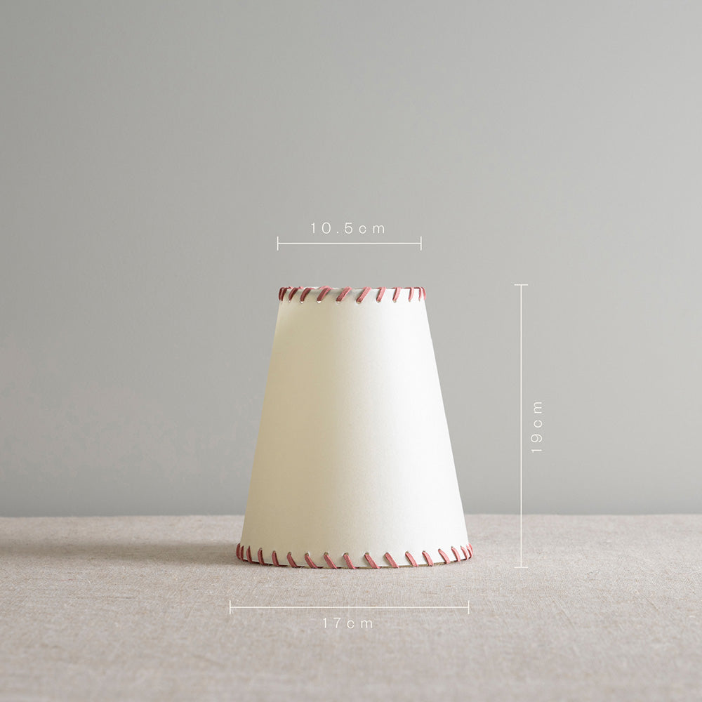 Bright Spark Tall Tapered Lamp Shade in Natural Parchment