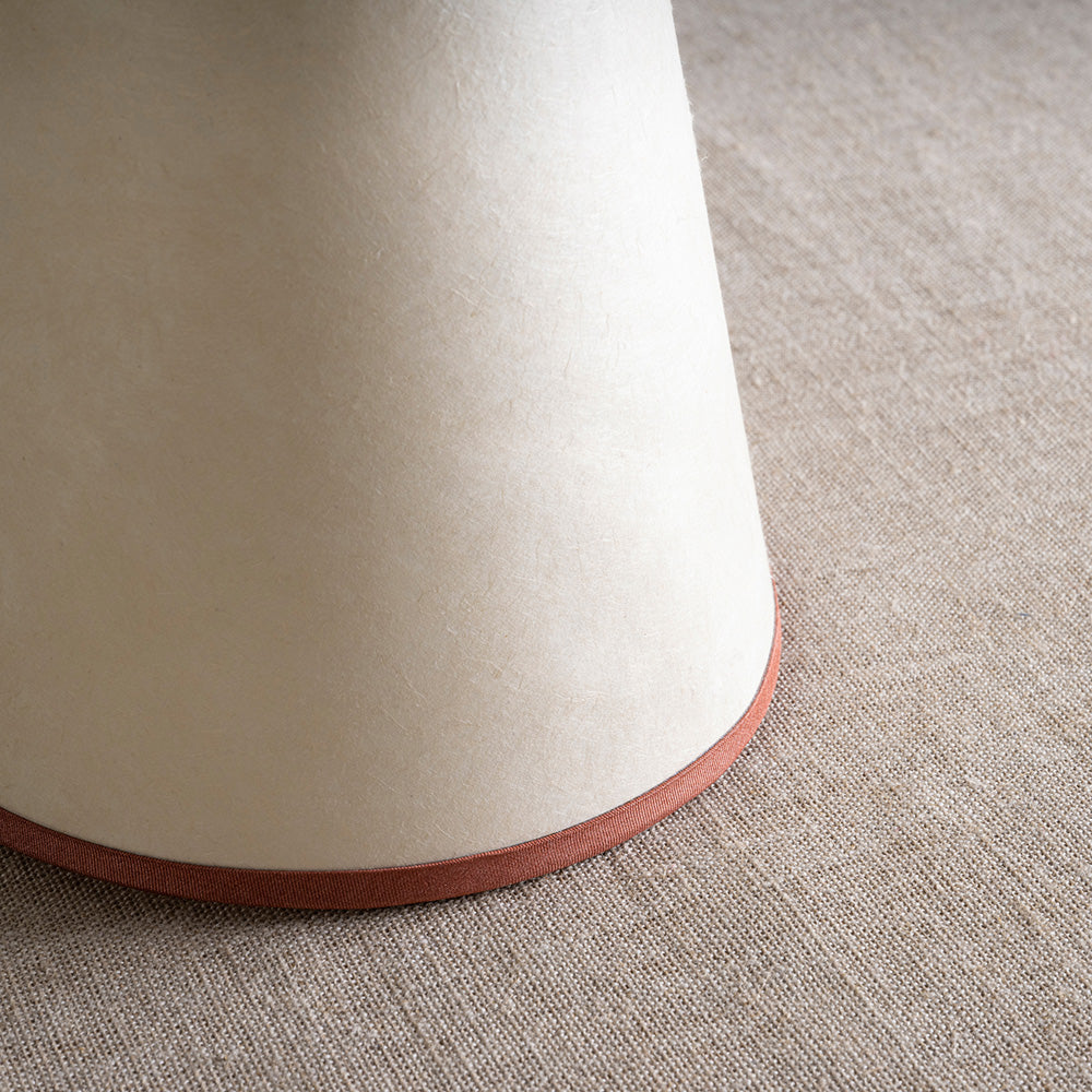 Bright Spark Tall Tapered Paper Lamp Shade in Soft White