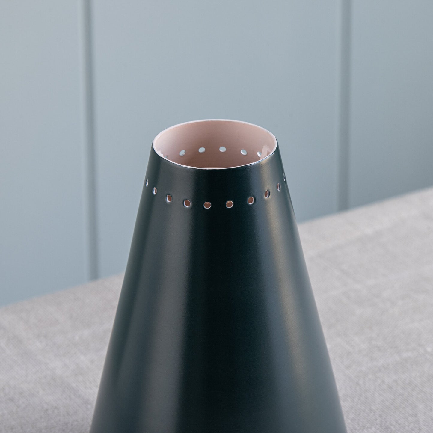 Top Design of Broadway Metal Shade, Green & Blush - NiX