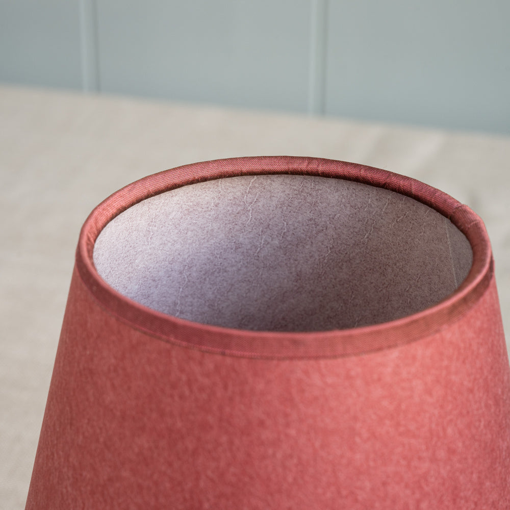 Bright Spark Tall Tapered Lamp Shade in Burgundy