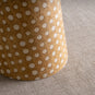 Focused Empire Batik Paper Lamp Shade in Spotty Dotty Tan, Closeup - Nicola Harding