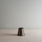 Focused Empire Lamp Shade in Waxed Brass with Rolled Edge - Nicola Harding