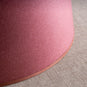 Humbug Straight Empire Paper Lampshade in Burgundy Paper with Pink Trim, Closeup - Nicola Harding