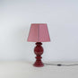 Townhouse Hexagonal Lamp Shade Burgundy - Nicola Harding