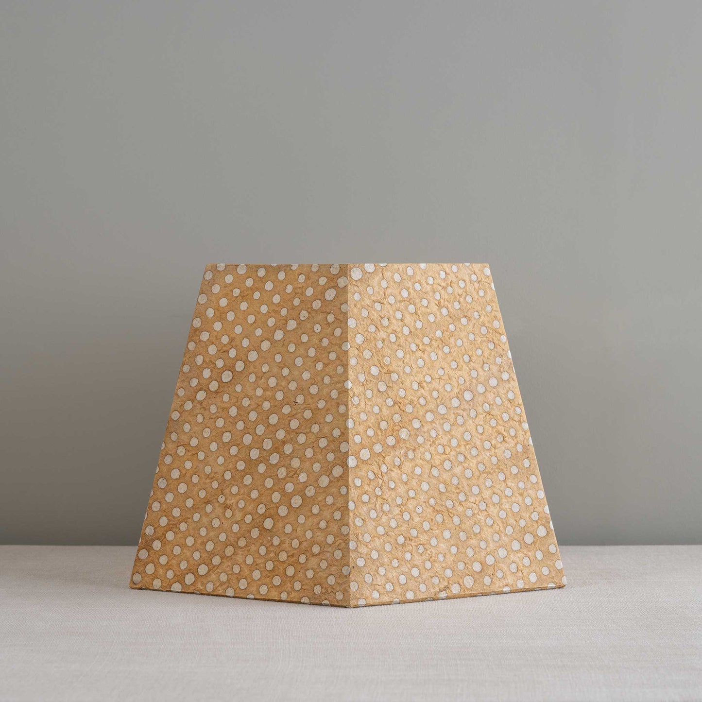 Townhouse Hexagonal Lamp Shade in Dotty Tan