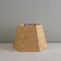 Townhouse Hexagonal Lamp Shade Tan - Nicola Harding