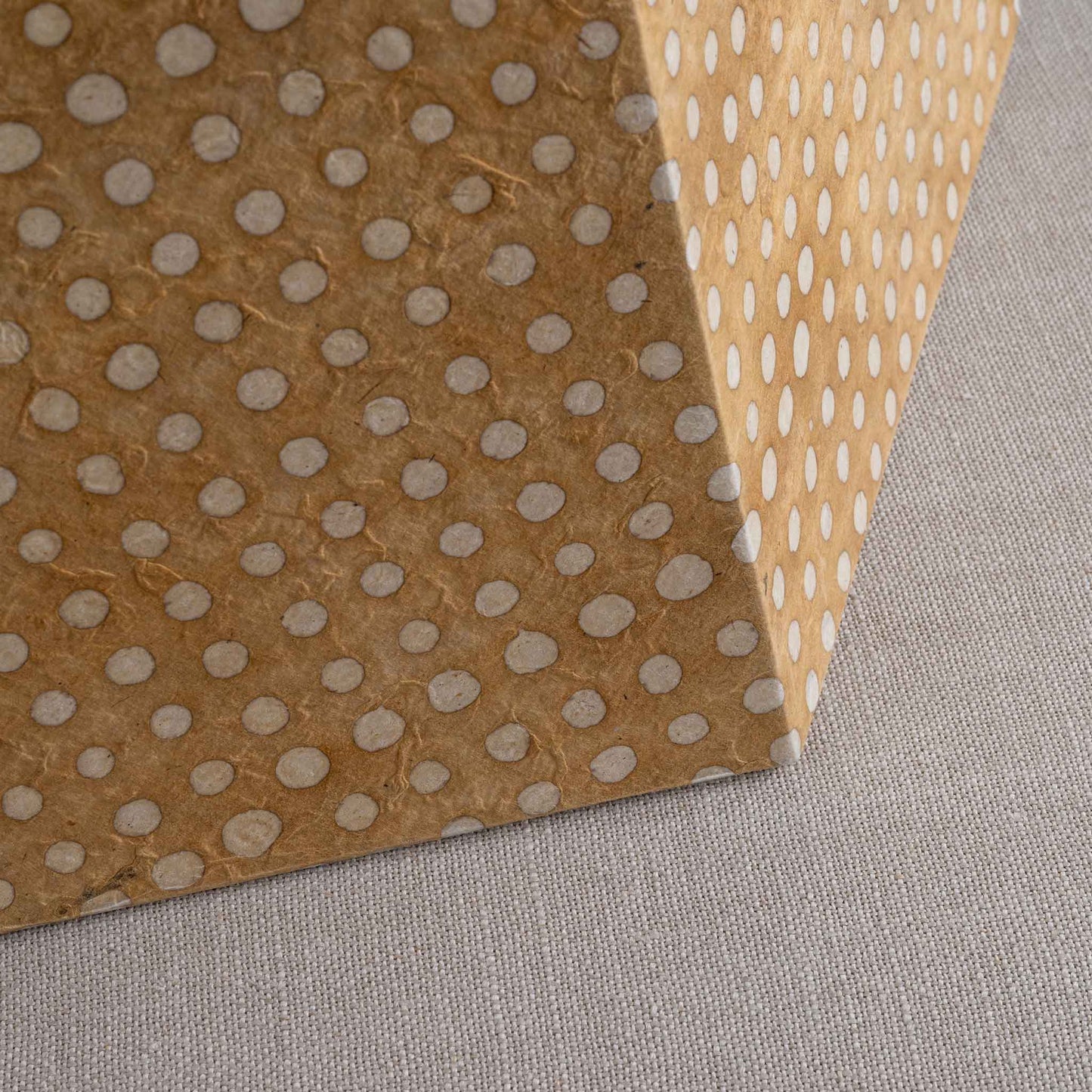 Townhouse Hexagonal Lamp Shade in Dotty Tan