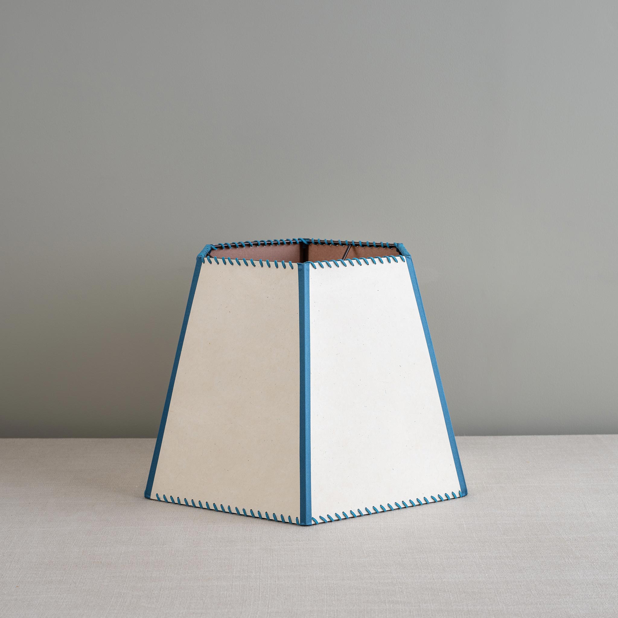 Townhouse Hexagonal Lamp Shade White - Nicola Harding