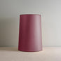 Front View of Tall Straight Empire Burgundy Lamp Shade - By NiX
