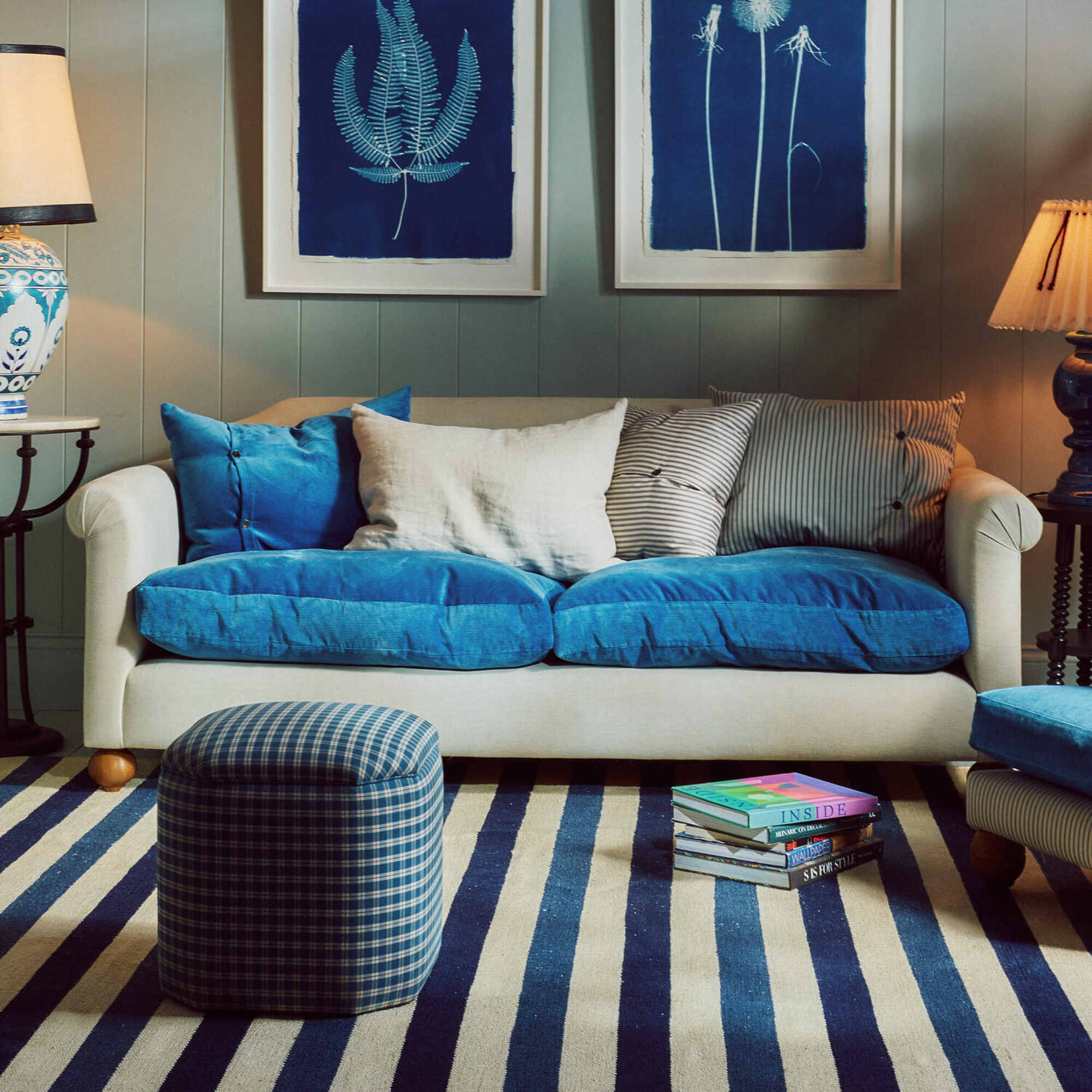 Dolittle 3 Seater Sofa in Laidback Linen Damson