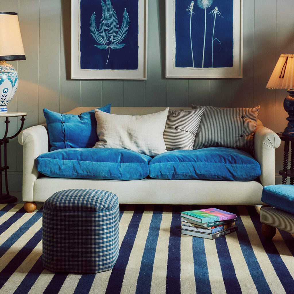 Dolittle 3 Seater Sofa in Laidback Linen Damson