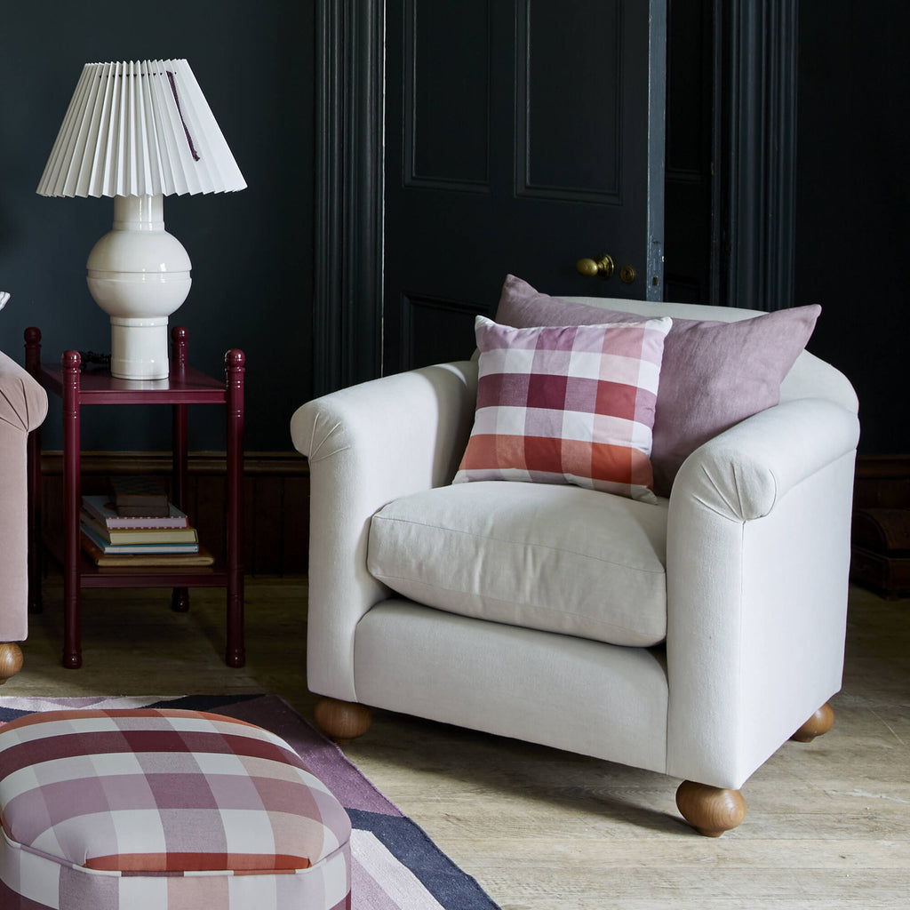 Dolittle Armchair in Intelligent Velvet Mineral
