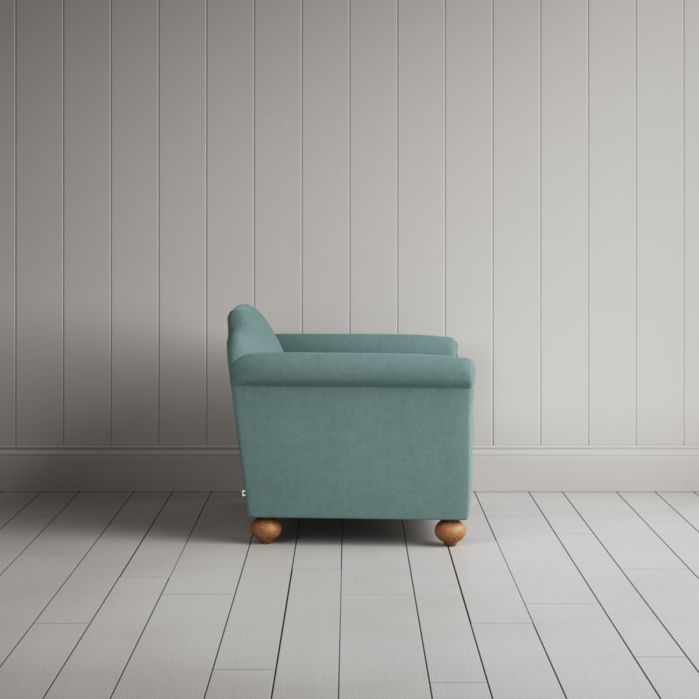 Dolittle Love Seat in Laidback Linen Cerulean