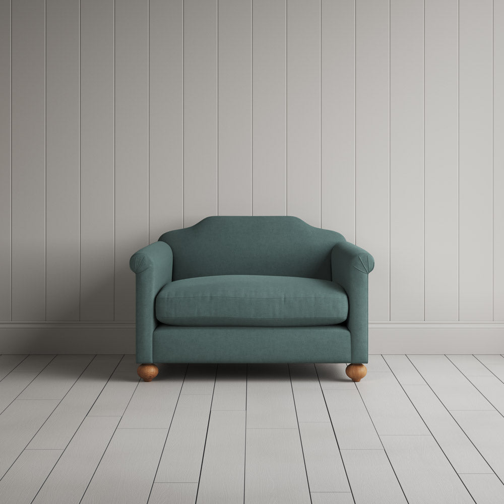 Dolittle Love Seat in Laidback Linen Mineral