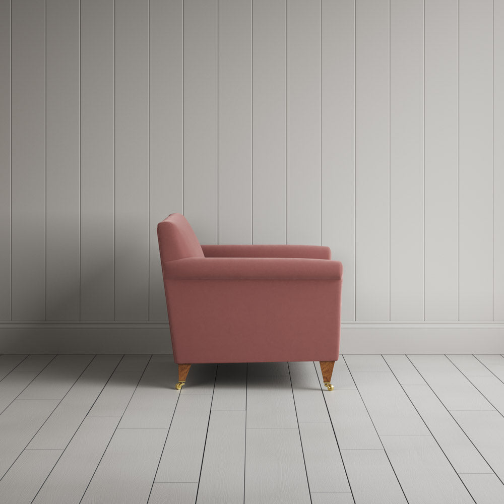 Idler Love Seat in Intelligent Velvet Rose