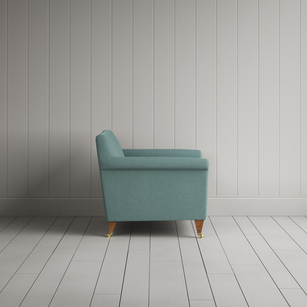 Idler Love Seat in Laidback Linen Cerulean