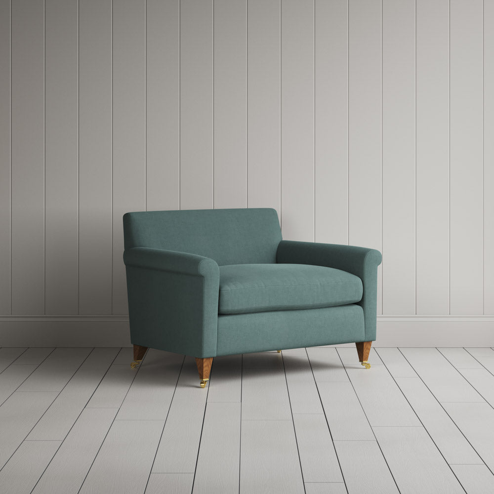 Idler Love Seat in Laidback Linen Mineral