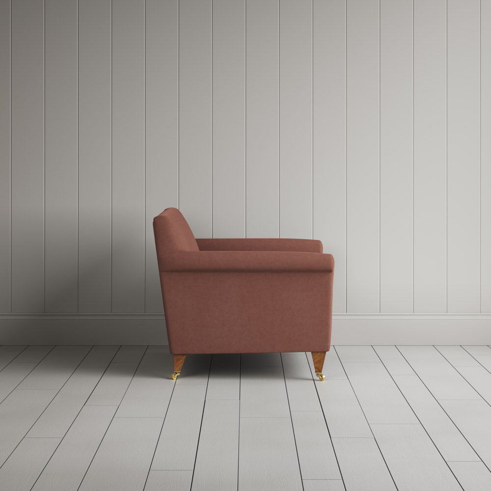 Idler Love Seat in Laidback Linen Sweet Briar