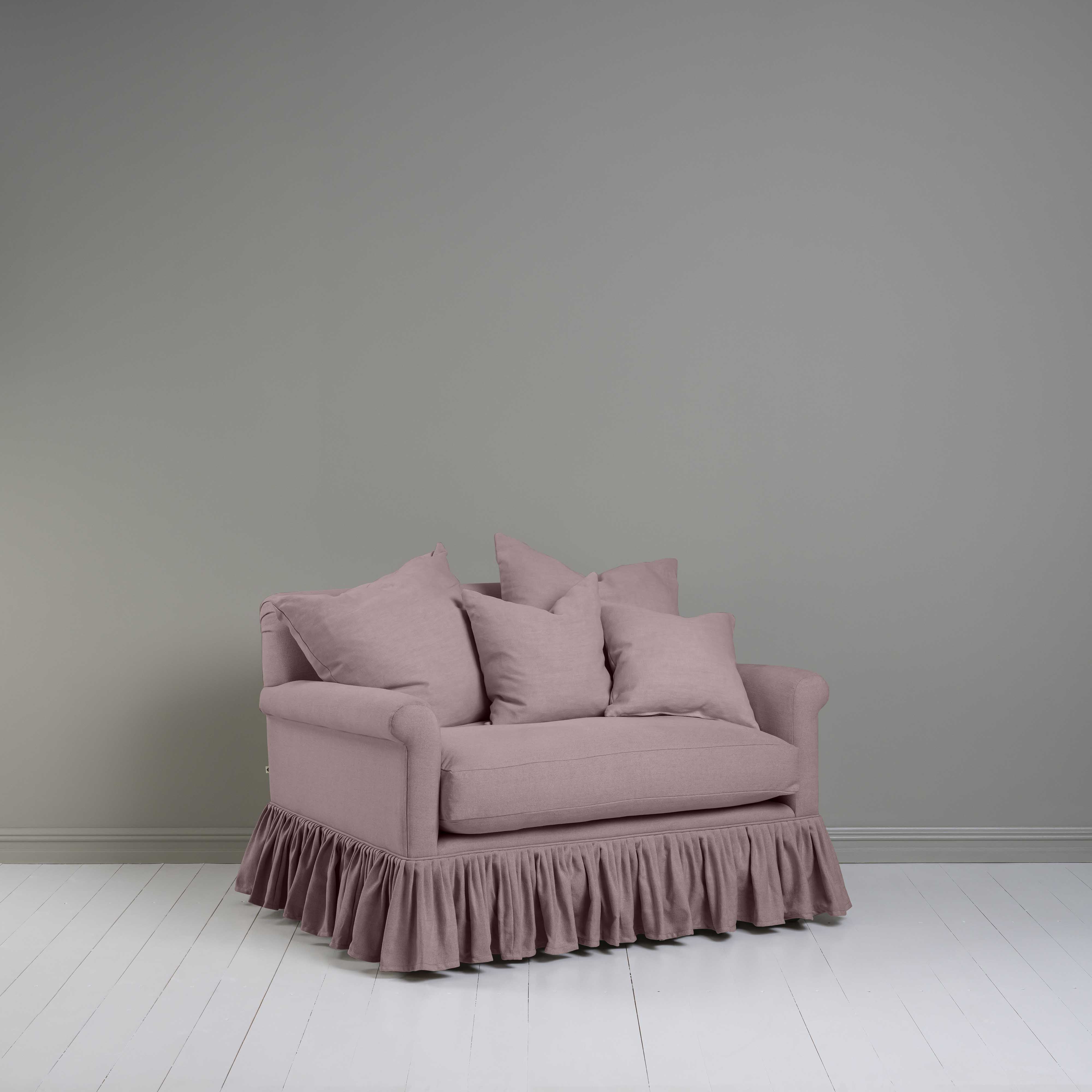 Curtain Call Love Seat in Laidback Linen Heather 