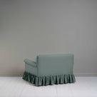 Back View of Curtain Call Love Seat in Blue(Mineral) Color - By NiX