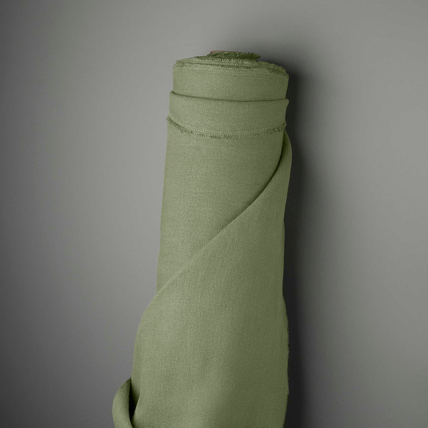 Laidback Linen Green(Moss) Fabric Roll - Nicola Harding