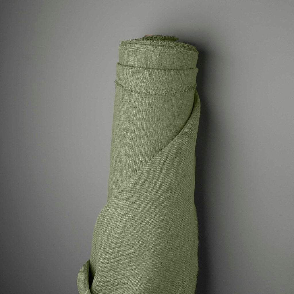 Laidback Linen Green(Moss) Fabric Roll - Nicola Harding