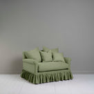 Curtain Call Love Seat in Green(Moss) With Matching Cushions - By NiX