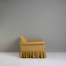 Side View of Curtain Call Love Seat in Yellow(Ochre) - Nicola Harding & Co.