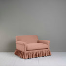 Curtain Call Love Seat in Laidback Linen Roseberry - Nicola Harding