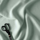 Laidback Linen Sky Blue Fabric With Scissor on it - Nicola Harding & Co.
