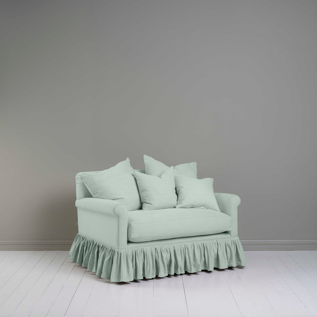  Curtain Call Love Seat in Laidback Linen Sky 