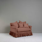 Curtain Call Love Seat in Pink(Sweet Briar) With 4 Cushion - Nicola Harding & Co.