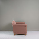 Dolittle Love Seat in Intelligent Velvet Dusky Pink, Side View - Nicola Harding