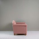 Dolittle Love Seat in Intelligent Velvet Rose, Side View - Nicola Harding