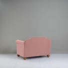 Dolittle Love Seat in Intelligent Velvet Rose, Back View - Nicola Harding