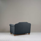 Dolittle Love Seat in Laidback Linen Midnight, Back View - Nicola Harding
