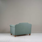 Dolittle Love Seat in Laidback Linen Mineral, Back View - Nicola Harding