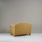 Dolittle Love Seat in Laidback Linen Ochre, Back View - Nicola Harding