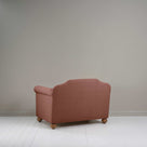 Dolittle Love Seat in Laidback Linen Sweet Briar, Back View - Nicola Harding