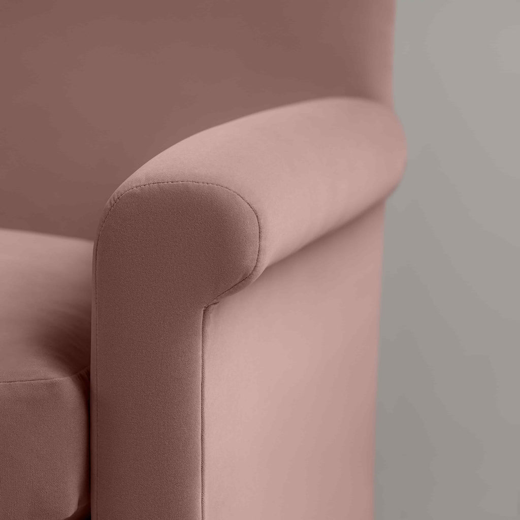 Idler Love Seat in Intelligent Velvet Rose - Nicola Harding