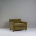 image of Idler Love Seat in Intelligent Velvet Sepia