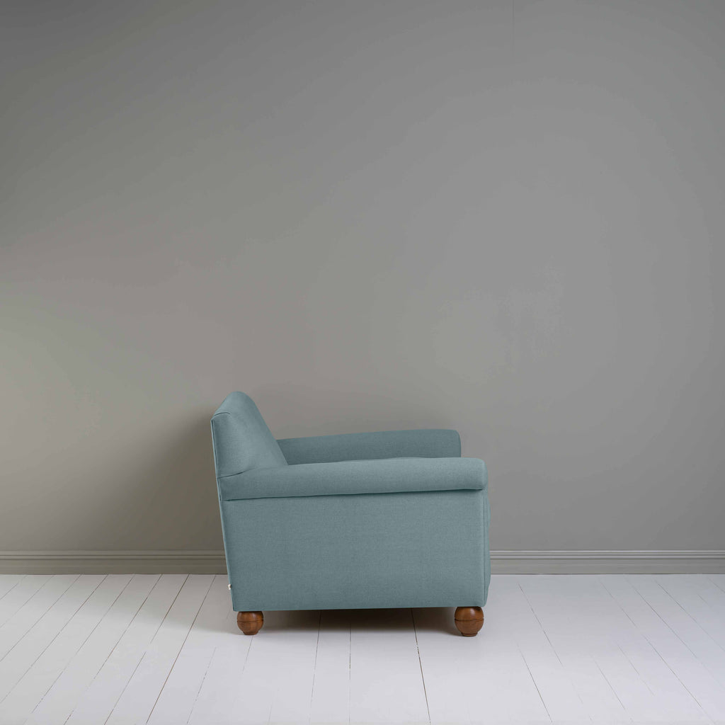 Idler Love Seat in Laidback Linen Cerulean - Nicola Harding