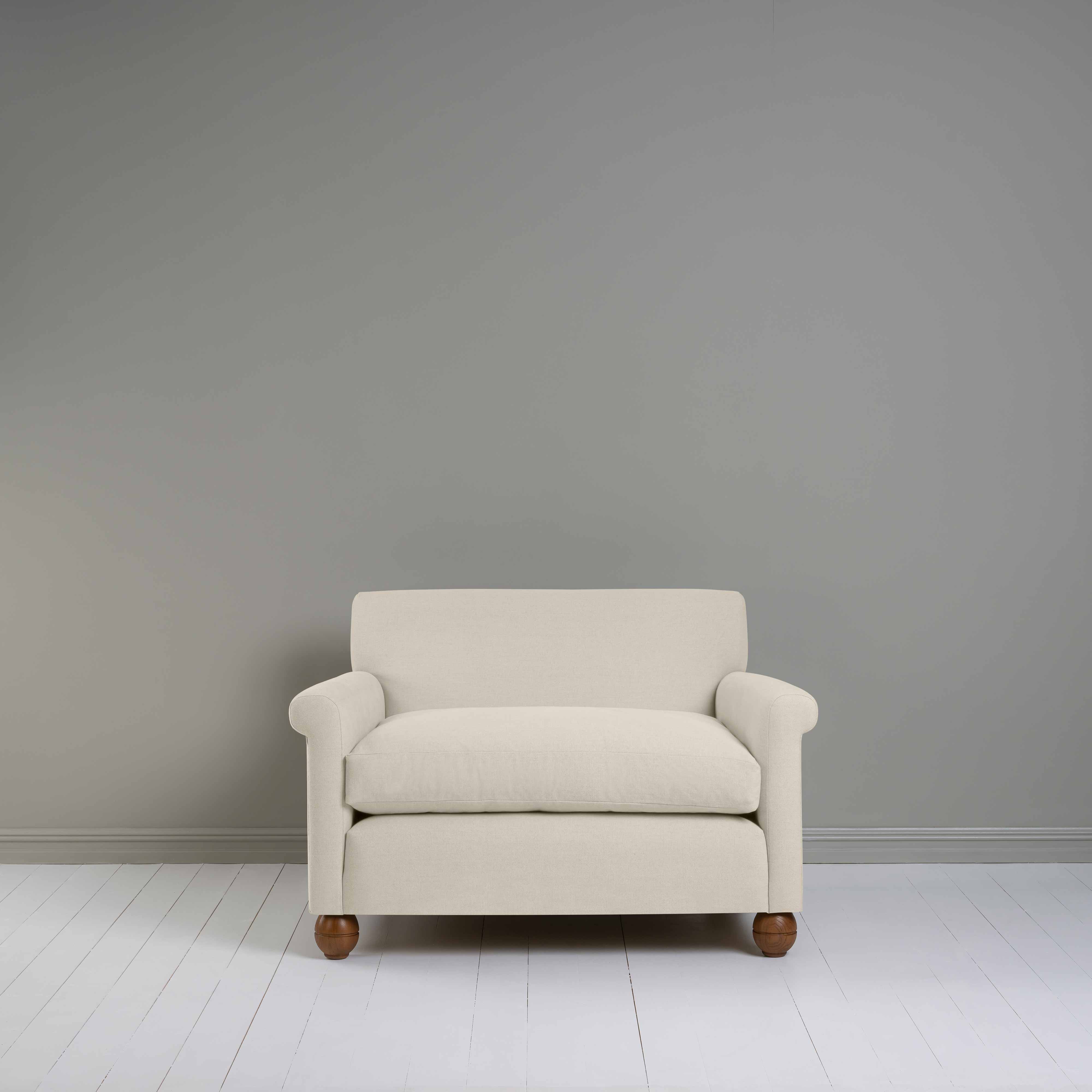 Idler Love Seat in Laidback Linen Dove - Nicola Harding