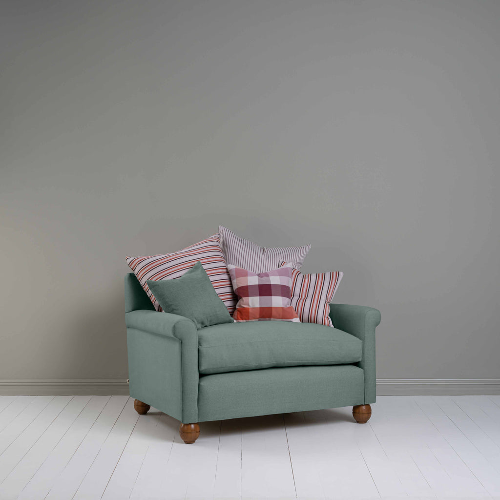  Idler Love Seat in Laidback Linen Mineral 