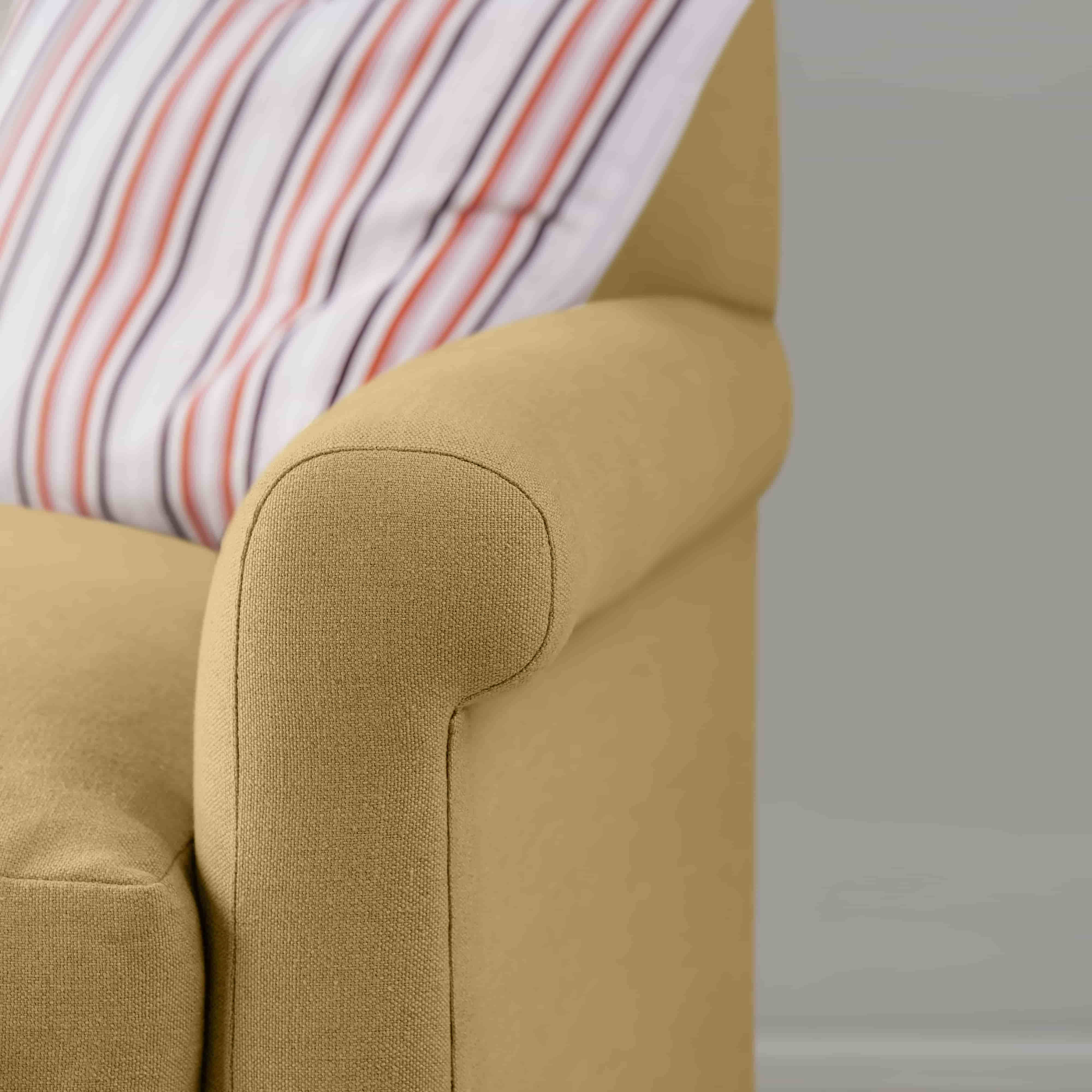 Idler Love Seat in Laidback Linen Ochre - Nicola Harding