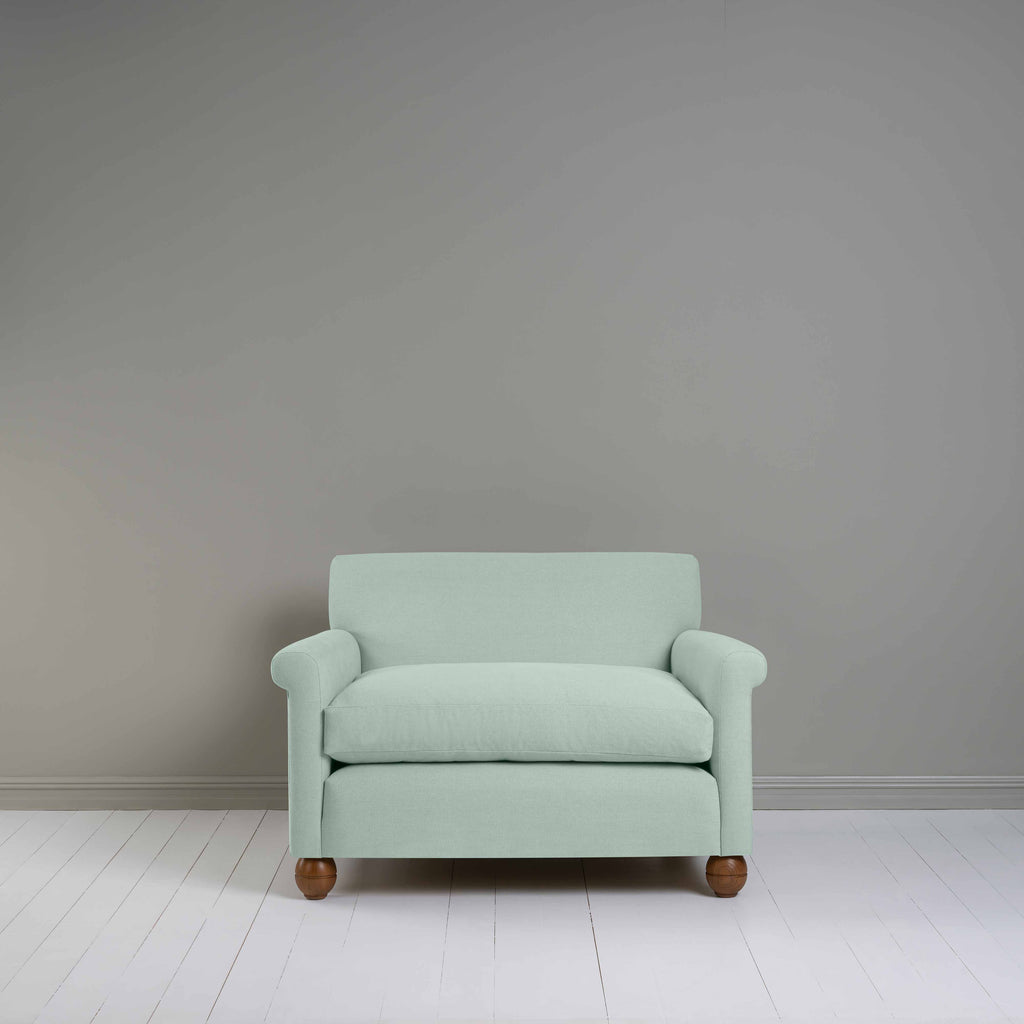 Idler Love Seat in Laidback Linen Sky - Nicola Harding