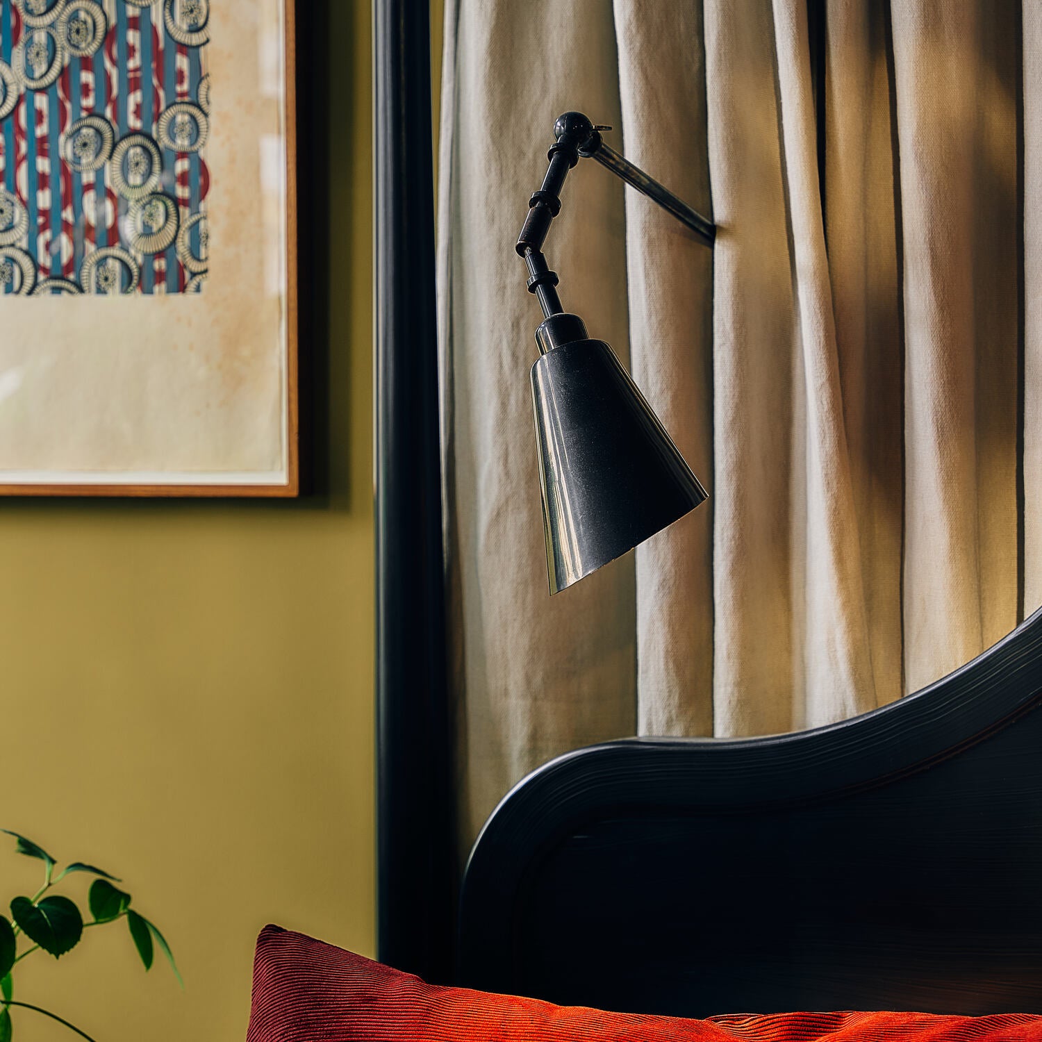 Moonbeam Lamp Shade in Waxed Brass