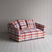 image of More the Merrier 2 Seater Sofa in Checkmate Cotton, Berry
