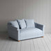 image of More the Merrier 2 Seater Sofa in Square Deal Cotton, Blue Brown